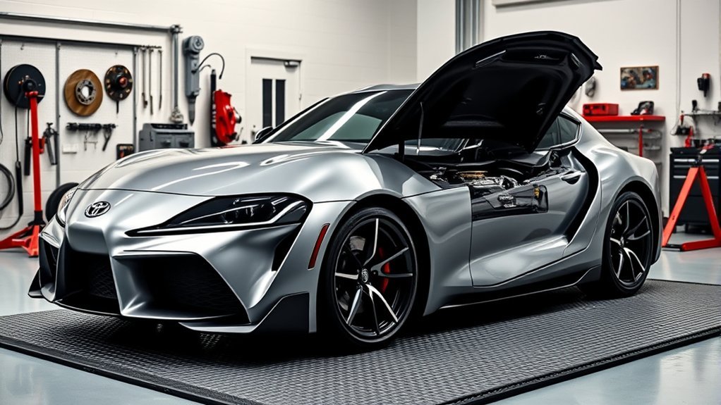 toyota supra curb weight factors