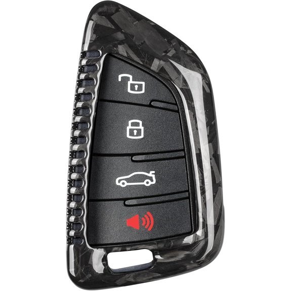 T-carbon Key Fob Cover for Toyota Supra A90/A91