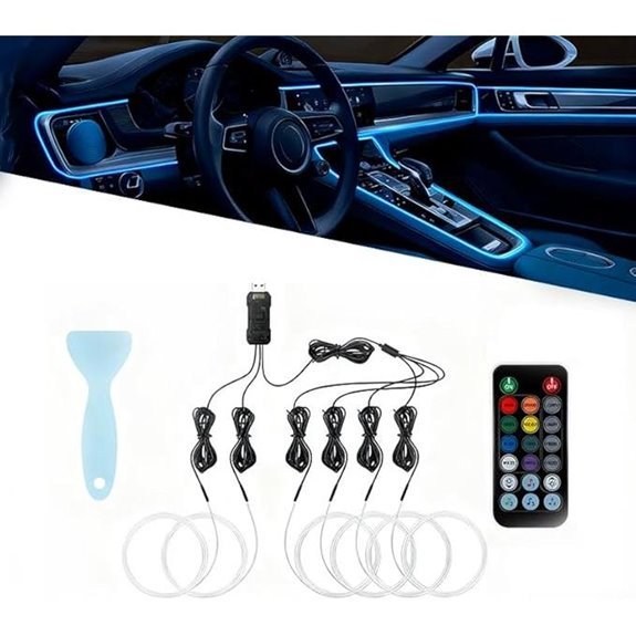 Car Interior LED Strip Lights for Toyota Supra