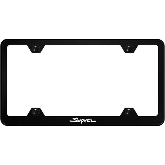 Au-TOMOTIVE GOLD License Plate Frame for Toyota Supra