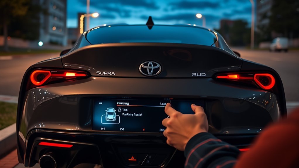 toyota supra parking assistance system