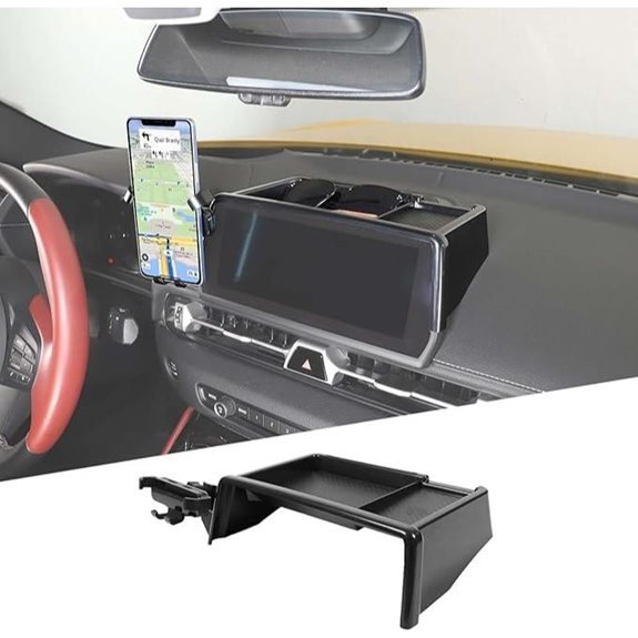 Center Console Phone Holder Storage Box for Toyota Supra