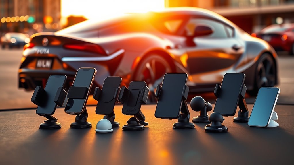 toyota supra phone mounts
