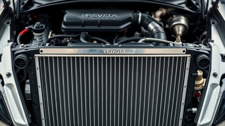toyota supra radiator overview