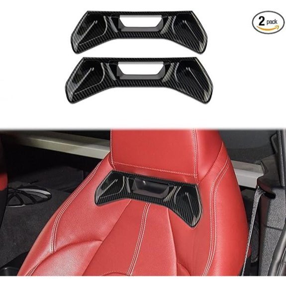 Korlot Carbon Fiber Seat Back Trim for Toyota Supra