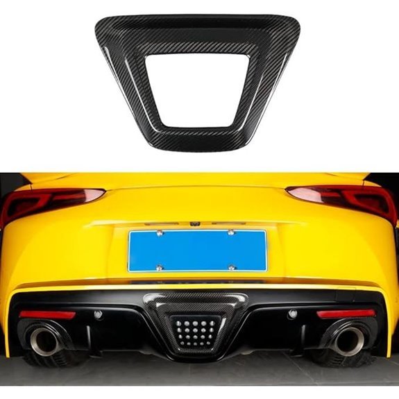 JSWAN Carbon Fiber Tail Light Cover Trim Kit for Toyota Supra