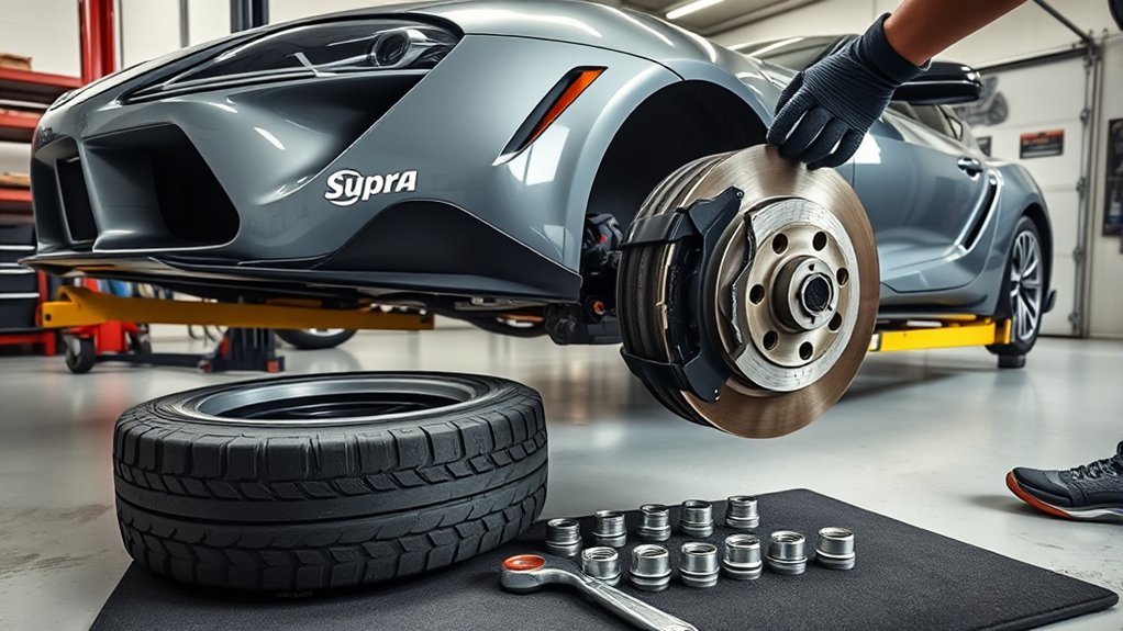 toyota supra tire rotation schedule