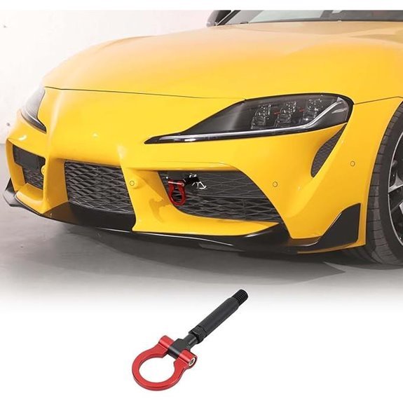 Toyota Supra GR Front Bumper Tow Hook (Red)