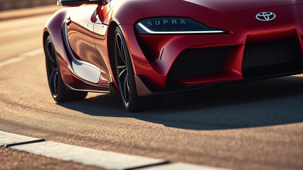 toyota supra turning radius