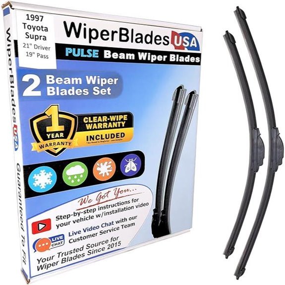 WiperBladesUSA Wiper Blades Set for Toyota Supra