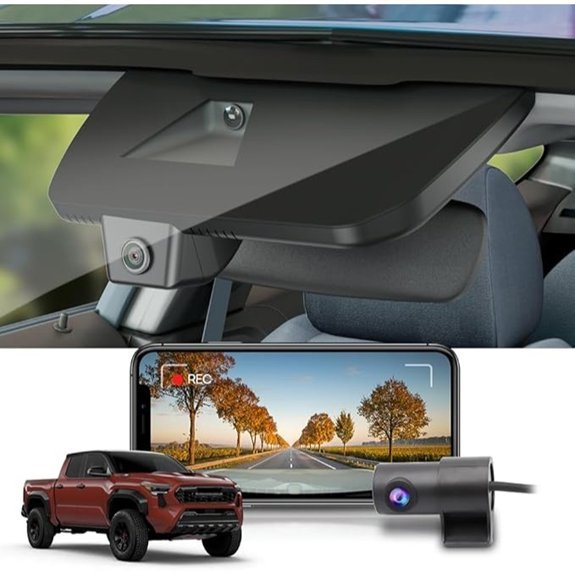 Fitcamx 4K Rear Dash Cam for Toyota Tacoma