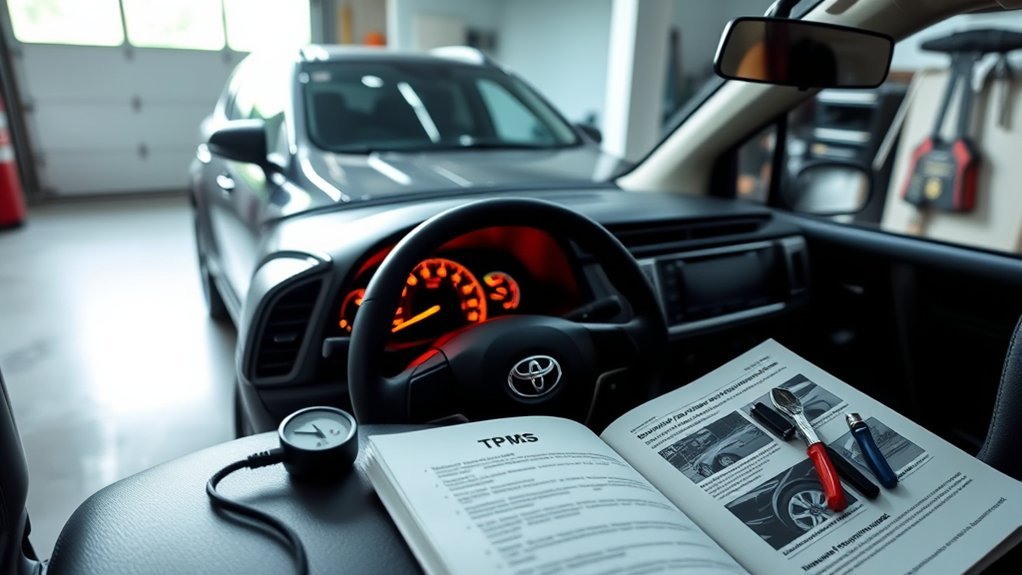 tpms light reset troubleshooting steps