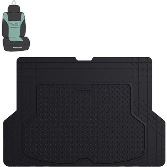 FH Group Premium Trimmable Rubber Cargo Mat (Black)