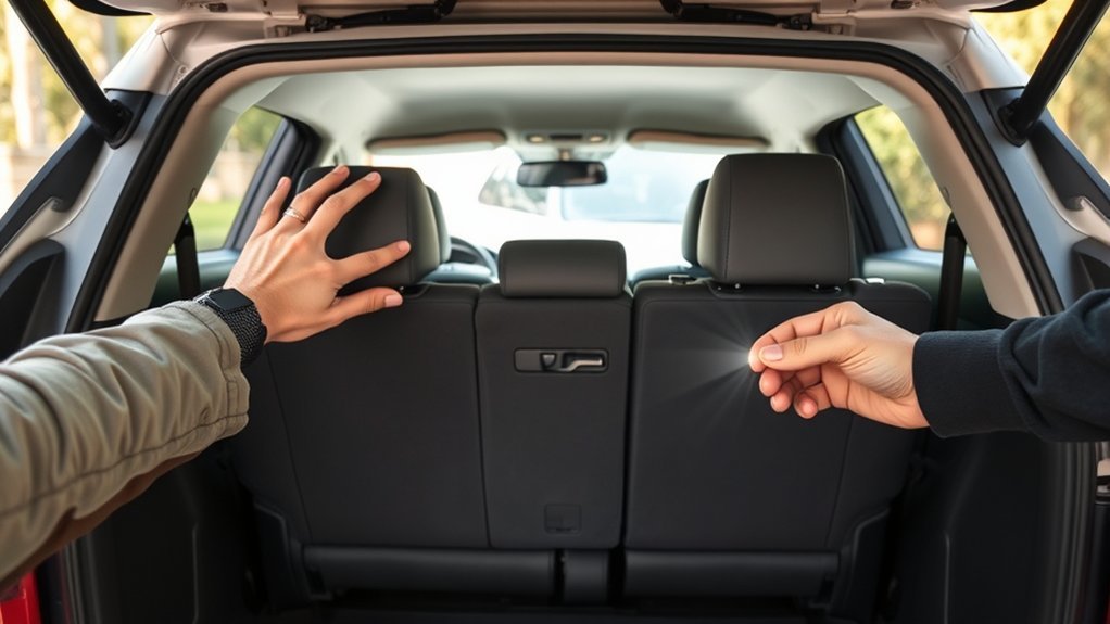 troubleshoot rav4 seatbacks operation