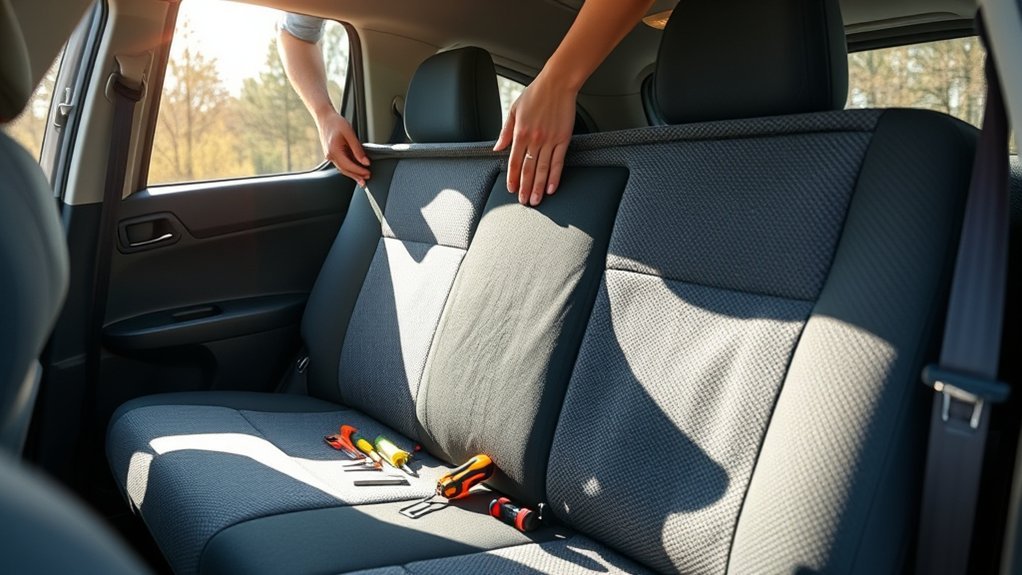 troubleshoot seat cover issues