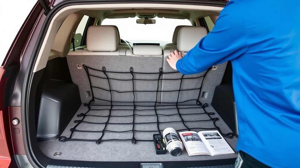 trunk floor net installation guide