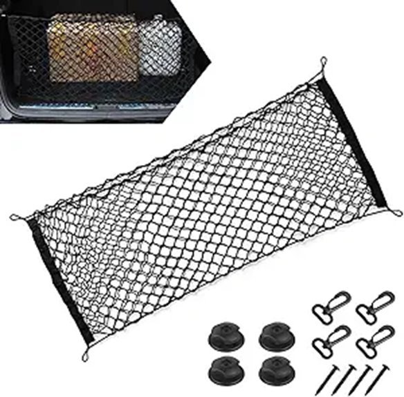 Car Rear Cargo Net for Trunk Organizer