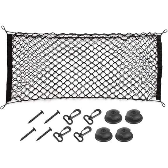 Car Rear Cargo Net for Trunk Storage