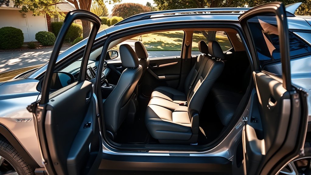 two row seating configuration