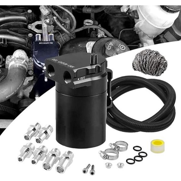 RULLINE Universal 350ml Oil Catch Can Tank