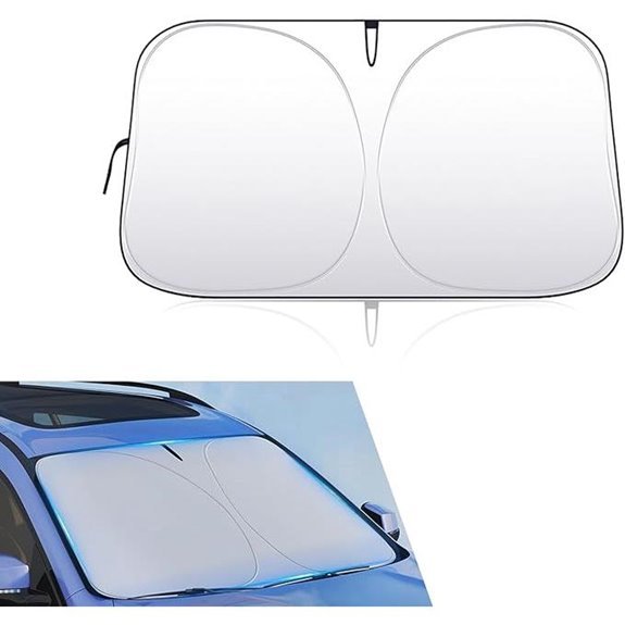 Car Front Windshield Sunshade (Universal Silver)