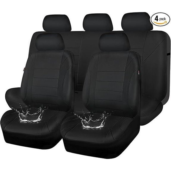 CAR PASS Neoprene Waterproof Seat Covers (Universal Fit)