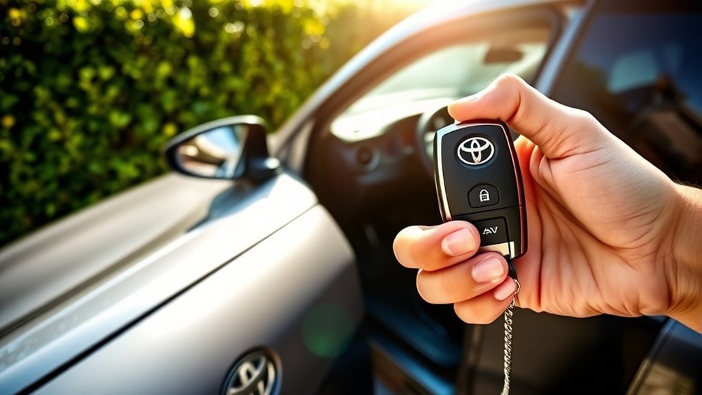 unlock rav4 after remote start