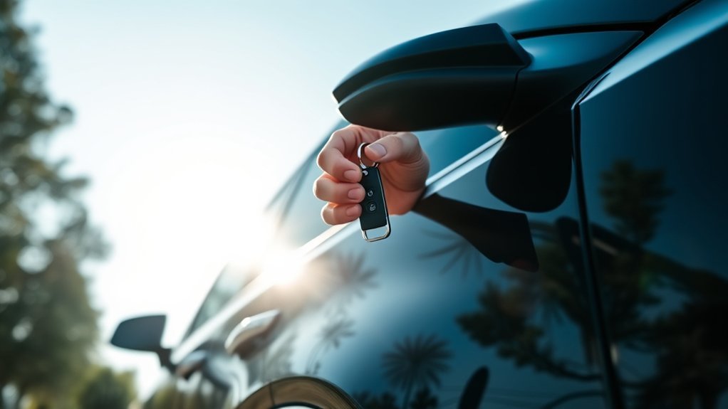unlock rav4 with emergency key