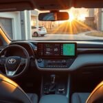 update rav4 hybrid display