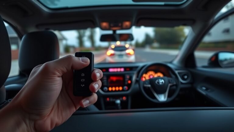 using toyota rav4 remote