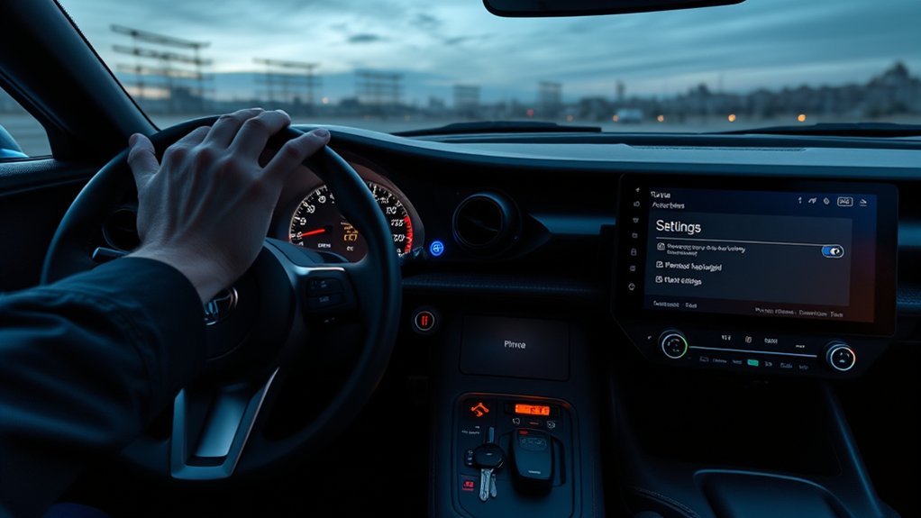 valet mode ensures vehicle security