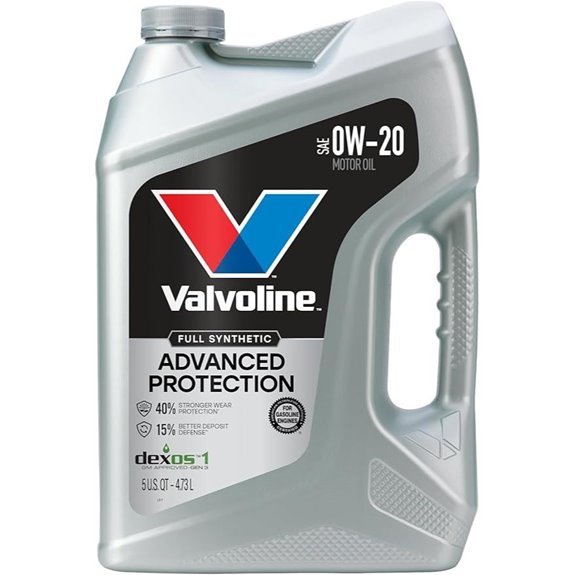 Valvoline Advanced Full Synthetic SAE 0W-20 Motor Oil 5 QT