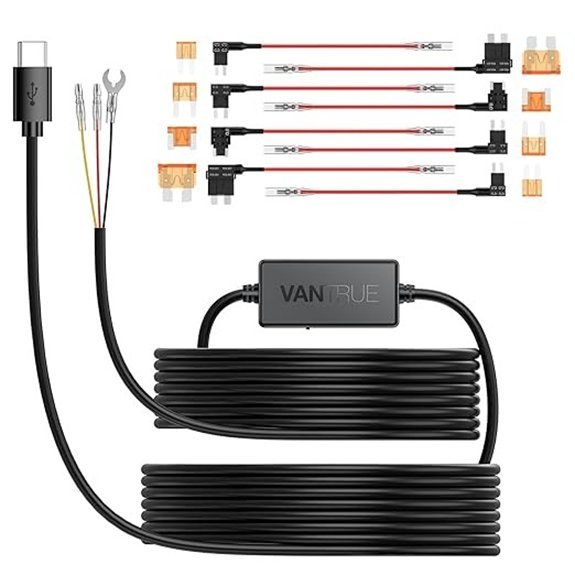 Vantrue USB-C Hardwire Kit with Low Voltage Protection