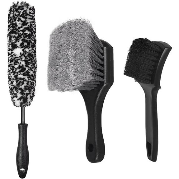 Car Wheel & Tire Brush Cleaning Set