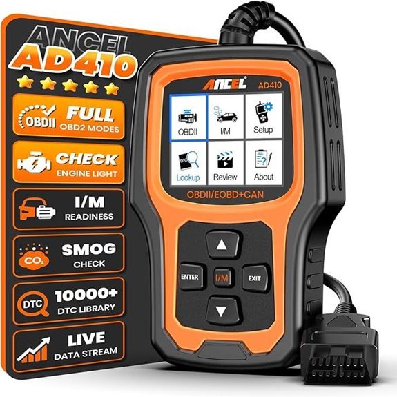 ANCEL AD410 OBD2 Scanner for Vehicle Fault Diagnosis