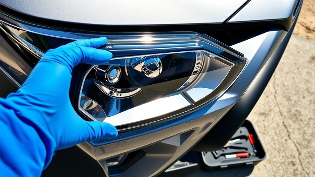 verify headlight functionality safely