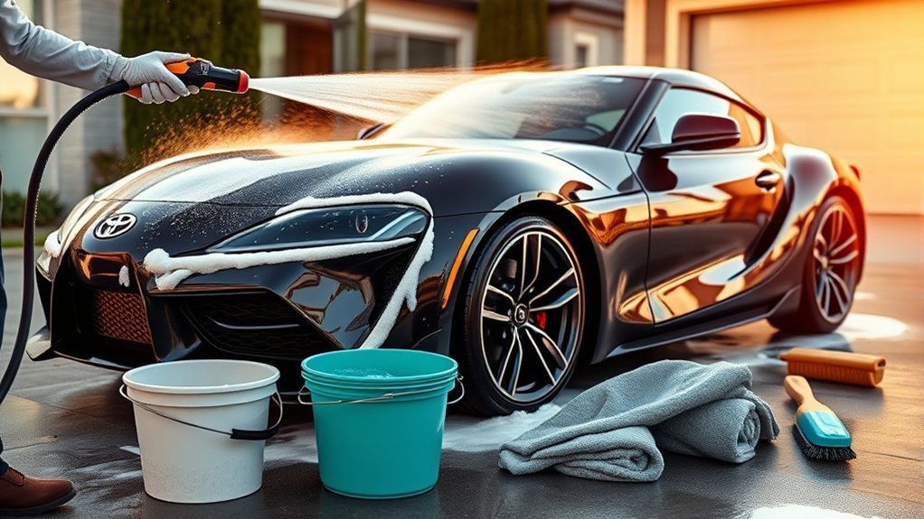 How to Wash A Toyota Supra Without Scratching Paint: Step-by-Step Guide