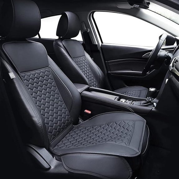Elantrip Leather Waterproof Front Car Seat Covers