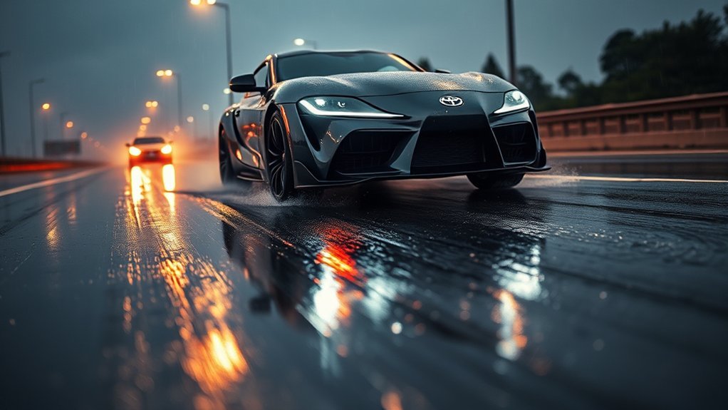 wet driving control techniques