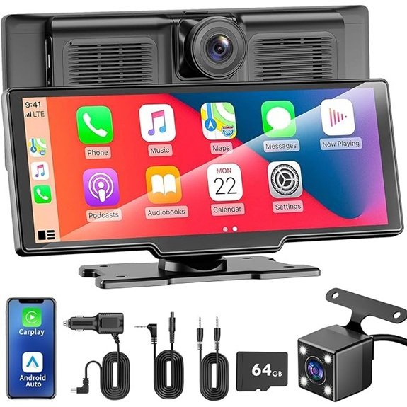10.26 Apple Carplay Screen with Wireless Android Auto
