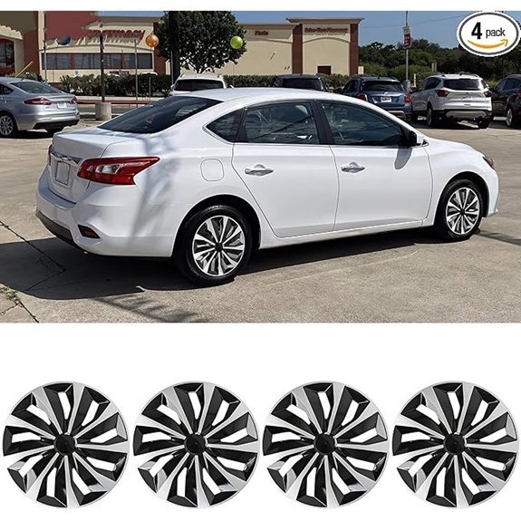 16 Inch Hubcaps Set of 4 Compatible with Vehicles