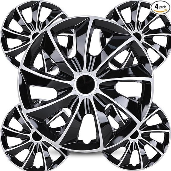 Winjet 17 Inch Hubcaps for Steel Wheels