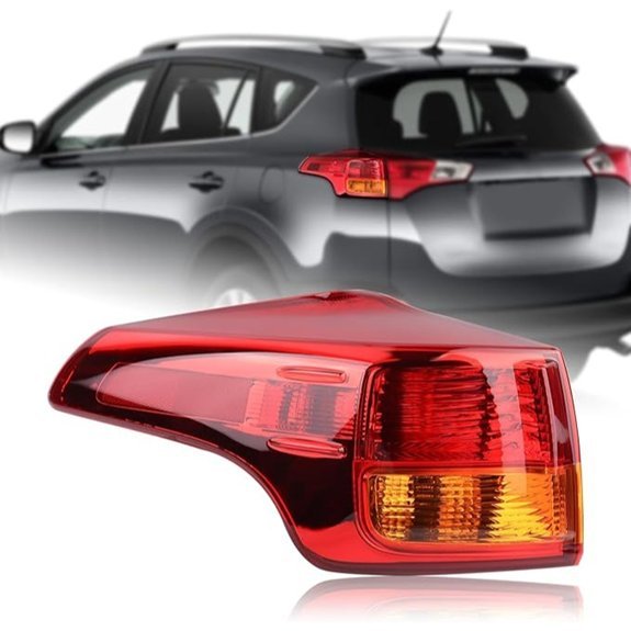 Toyota RAV4 Left Tail Light Assembly (2013-2015)