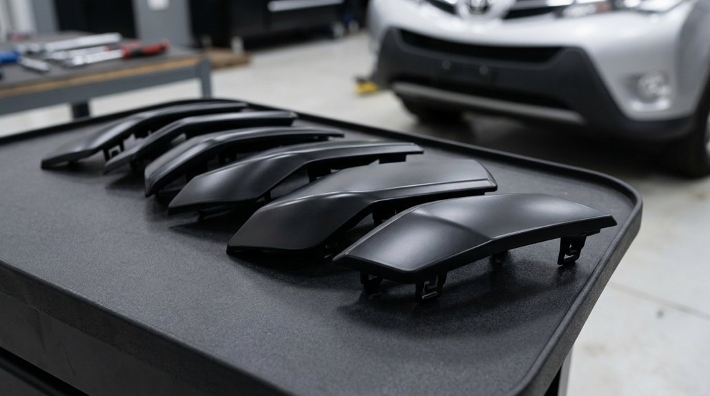 Top 2015 Toyota RAV4 Tow Hook Covers in Black for 2026