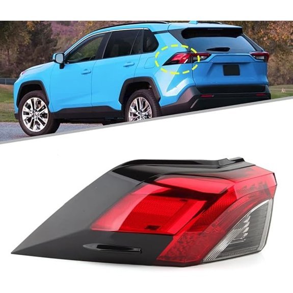 Toyota RAV4 Left Tail Light Assembly (2019-2021)