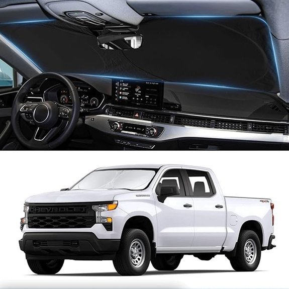 Chevy Silverado Windshield Sun Shade 2019-2026