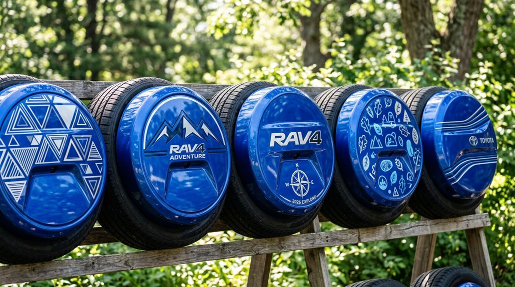 Best Toyota RAV4 Spare Wheel Covers in Blue for 2026