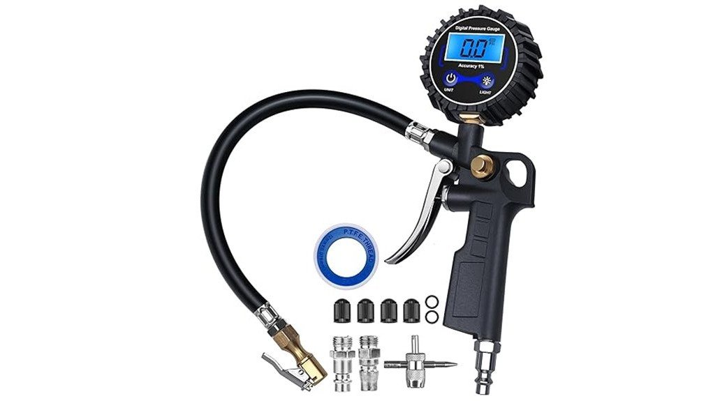 Digital Tire Pressure Gauge With Inflator Review