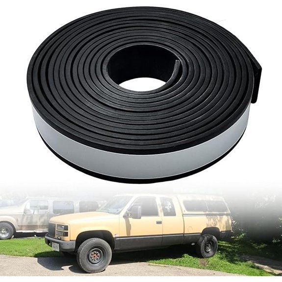 Truck Cap EPDM Rubber Seal 23FT Adhesive