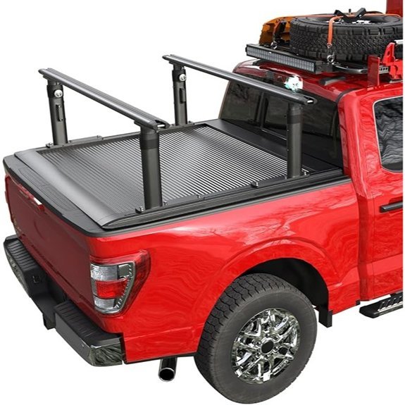 Truck Bed Ladder Rack with Adjustable Height